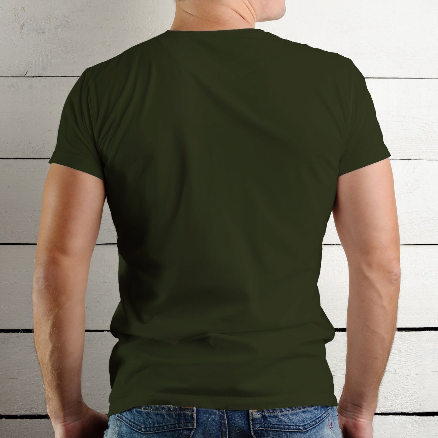 Men's Short Sleeve Crew Neck Pima Cotton Jersey Green